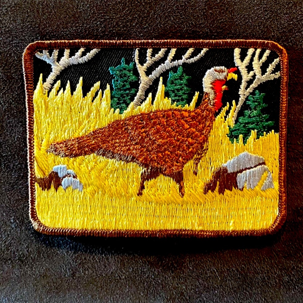 Embroidered Turkey Patch Vintage Size 4" x 3"
For The Outdoors And Hunting